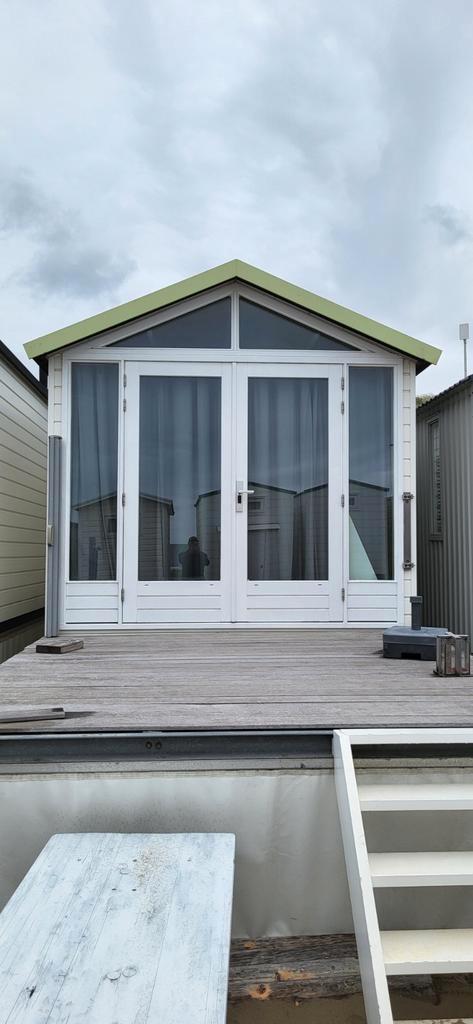 Nieuwe strandhuisjes in Wijk aan Zee te koop!!, Caravans en Kamperen, Stacaravans, tot en met 4, Ophalen of Verzenden