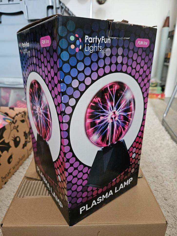 Plasma lamp - PartyFun lights - Fun line, Huis en Inrichting, Lampen | Overige, Zo goed als nieuw, Ophalen