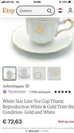 Titanic / White Starline theekop en schotel, Antiek en Kunst, Ophalen of Verzenden