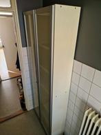 Billy boekenkast met melkglasdeuren, Huis en Inrichting, Ophalen of Verzenden, Gebruikt