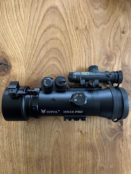 DIPOL DN34 PRO Gen.2+ Restlichtversterker groen, Audio, Tv en Foto, Optische apparatuur | Verrekijkers, Zo goed als nieuw, Overige typen