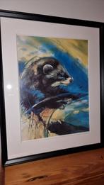 Gekaderde Print van een Fret, Ophalen of Verzenden