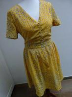 Geel jurkje met bloemen Noemie & Co maat S 36, Kleding | Dames, Jurken, Geel, Ophalen of Verzenden, Zo goed als nieuw, Maat 36 (S)