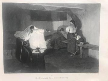 Grocholski, St.: Krankenbeschwörung, 1890, gravure, 32x23cm. beschikbaar voor biedingen