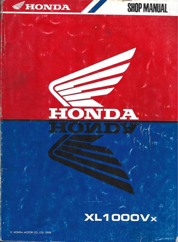 Honda XL100 shop manual werkplaatsboek 1998, Motoren, Handleidingen en Instructieboekjes, Honda, Ophalen of Verzenden