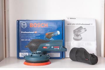 Bosch 12v accu GEX 12V-125 excentrische schuurmachine beschikbaar voor biedingen