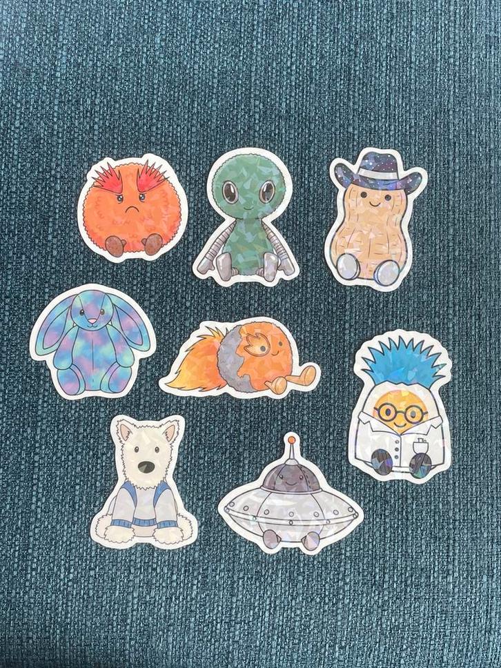 Handgemaakte jellycat stickers Seoul Space, Verzamelen, Stickers, Nieuw, Merk, Ophalen of Verzenden