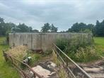 Mestsilo van beton elementen hoogte 3m doorsnee 15m, Ophalen, Gebruikt