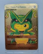 Pikachu Mega Rayquaza Pokemon metal card gold Pokémon, Hobby en Vrije tijd, Verzamelkaartspellen | Pokémon, Ophalen of Verzenden