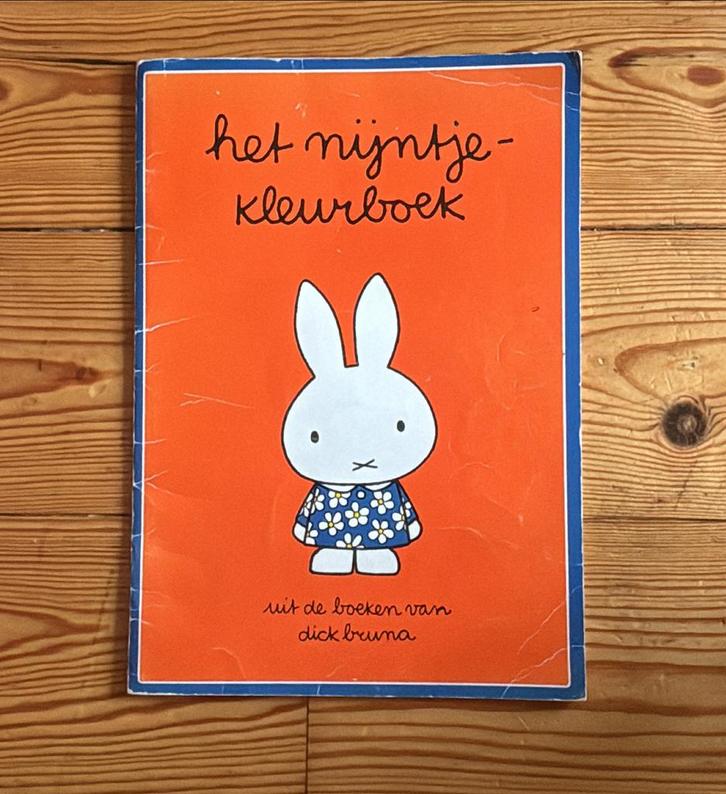 Origineel vintage Nijntje kleurboek uit 1983 Dick Bruna, Boeken, Prentenboeken en Plaatjesalbums, Gelezen, Ophalen of Verzenden