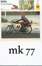 Mk77 motorkaart honda 125 cc rc 149 grand prix, Ophalen of Verzenden, Zo goed als nieuw, Auto's