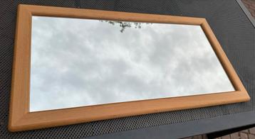 Houten Spiegel - Rechthoekig - 80x40cm beschikbaar voor biedingen