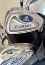 Carttech golftas en set golfclubs Maxplus enz, Sport en Fitness, Ophalen, Zo goed als nieuw, Set