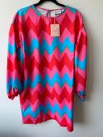 Les Jumelles Gekleurde Jurk Met Print En Ceintuur Nieuw, Kleding | Dames, Jurken, Nieuw, Ophalen of Verzenden, Roze, Maat 36 (S)