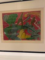 Corneille lithografie “Couple a Paris” 1989, Ophalen