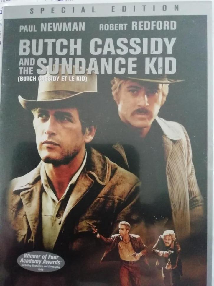 butch cassidy and the sundance kid ( paul newman & redford ), Cd's en Dvd's, Dvd's | Actie, Zo goed als nieuw, Alle leeftijden