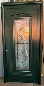 Aluminium voordeur 105 x 220 cm Links kleur dennengroen 6009, Doe-het-zelf en Verbouw, Deuren en Horren, 100 tot 120 cm, 215 cm of meer