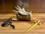 Schleich Eldrador Drakenschat - Drakenkop met Zwaard, Ophalen of Verzenden, Zo goed als nieuw