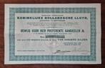 Koninklijke Hollandsche Lloyd 400 gulden 1925, Ophalen, 1920 tot 1950, Aandeel