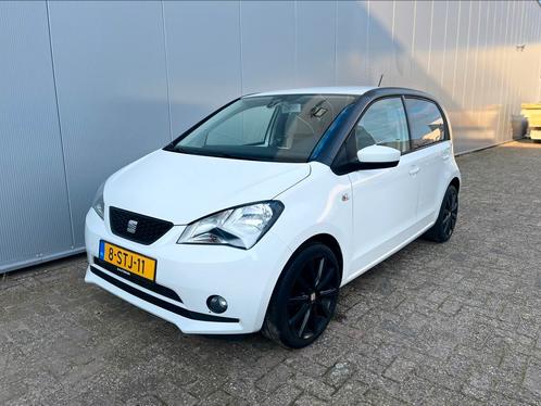 SEAT MII 1.0 2014 WHITE BLACK 16INCH NAVI AIRCO SPORT AIRCO, Auto's, Seat, Particulier, Mii, Airbags, Airconditioning, Alarm, Android Auto