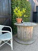 Kabelhaspel tuintafel, Ophalen of Verzenden, Zo goed als nieuw, Hout