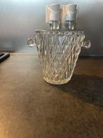 Vintage glazen ijsemmer, Wit, Ophalen of Verzenden, Minder dan 50 cm, Glas