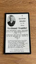 WO1 duitse militair bidprentje, Verzamelen, Verzenden