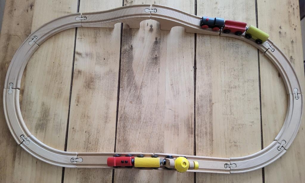 Houten Treinbaan met Treinen, Ophalen, Gebruikt, Overige typen