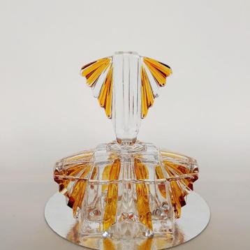 Dekseldoos Ernst Buder 1960 Kristal Vintage beschikbaar voor biedingen
