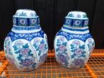 Oosterse stijl potten bloemen blauw, Huis en Inrichting, Woonaccessoires | Vazen, Gebruikt, Blauw, Aardewerk of Porselein, Ophalen of Verzenden