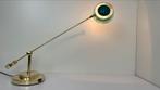 Vintage SMC Boxford messing bureaulamp / leeslamp Venes, Gebruikt, Vintage, 50 tot 75 cm, Ophalen