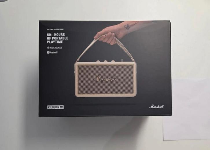 Marshall Kilburn III - Nieuw in doos!, Audio, Tv en Foto, Luidsprekers, Nieuw, Overige typen, Minder dan 60 watt, Overige merken