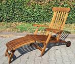 Woodens Teak deckchair met wielen, inklapbaar, Ophalen, Gebruikt, Teakhout, Inklapbaar