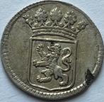 VOC Holland schaarse halve zilveren duit 1756/55, Postzegels en Munten, Munten | Nederland, Zilver, Overige waardes, Ophalen of Verzenden