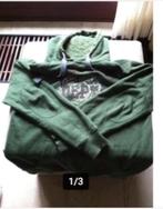 Heren trui met muts legergroen Angelo Lithrico mt M, Maat 48/50 (M), Angelo Lithrico excellenc, Ophalen of Verzenden, Zo goed als nieuw