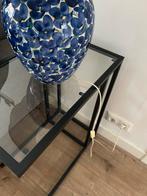 IKEA Bijzettafel Glas Zwart, Huis en Inrichting, Ophalen, Gebruikt, Minder dan 50 cm, Glas