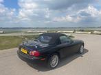 Mazda MX-5 1.6 I 2005 Cabrio Touring Zwart, Auto's, Achterwielaandrijving, 4 cilinders, Cabriolet, Zwart