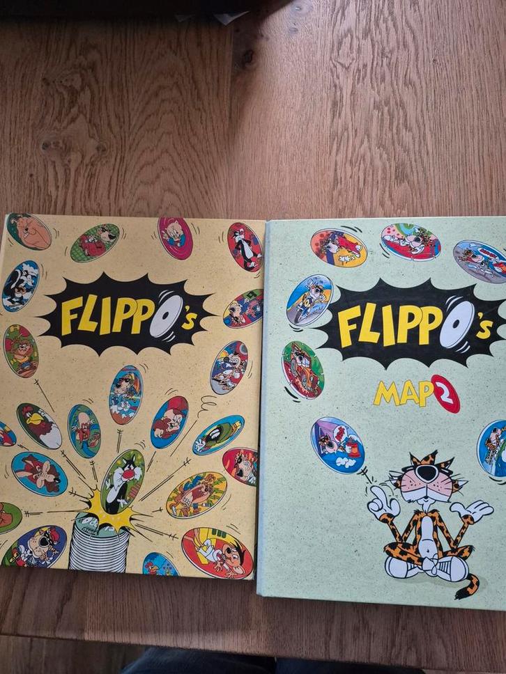 Complete Flippo Verzameling met Zeldzame Flippo's, Verzamelen, Flippo's, Verzameling, Adventure, Joker, Kerstflippo's, Met verzamelmap(pen)