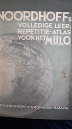 Oude Noordhoff Atlas voor MULO, Gelezen, Bosatlas, P. Noordhoff, Ophalen of Verzenden