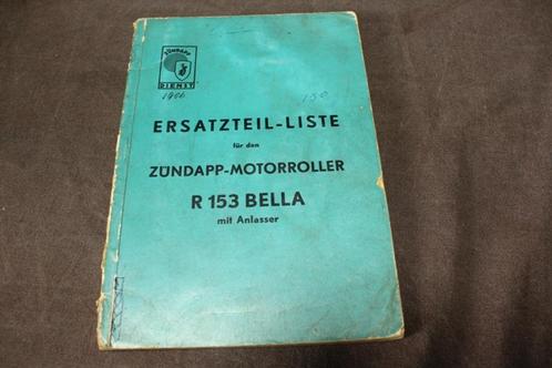 Zündapp Bella R153 1956 motorroller ersatzteil liste scooter, Motoren, Handleidingen en Instructieboekjes, Overige merken, Verzenden
