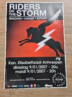 Riders on the Storm - Concert Poster Antwerpen 2007, Ophalen of Verzenden, Zo goed als nieuw, Muziek