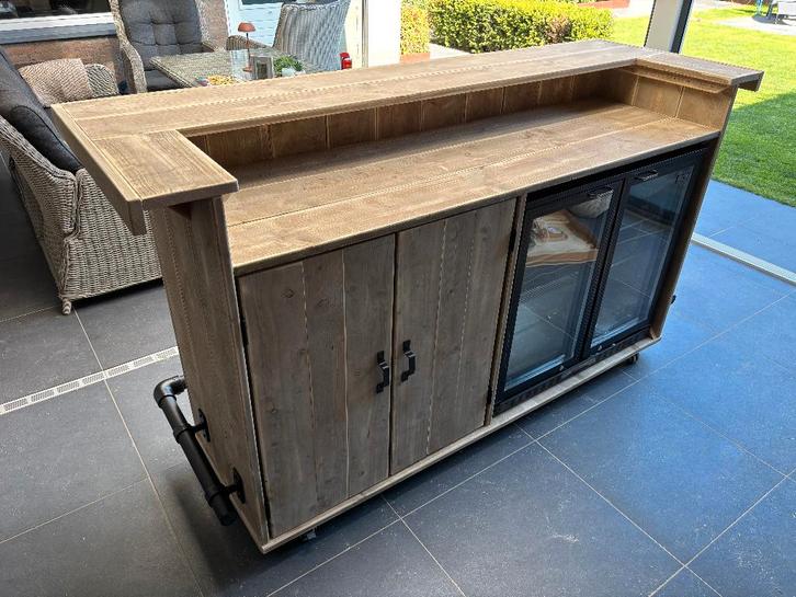 Unieke kwaliteit buitenbar van steigerhout in elke maat/vorm, Tuin en Terras, Tuinmeubel-accessoires, Nieuw, Ophalen