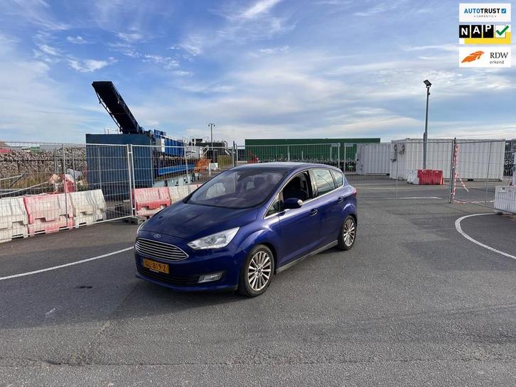 Ford C-Max 1.0 Titanium Koppaking Lek. Clima.Navi., Auto's, Ford, Bedrijf, Te koop, C-Max, ABS, Airbags, Airconditioning, Boordcomputer