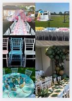 Kinderfeestje tafel- en stoelen TE HUUR, Hobby en Vrije tijd, Ophalen, Nieuw, Verjaardag