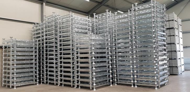 Stapelrekken, stapelrek, stapelracks, Manuracks NIEUW!! SR02, Doe-het-zelf en Verbouw, Kratten en Dozen, Nieuw, Overige typen