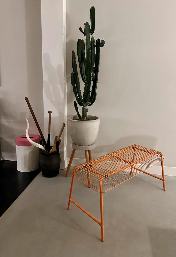 Vintage IKEA VASTERON bankje, Huis en Inrichting, Krukjes, Zo goed als nieuw, Hout, Ophalen