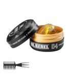 MR REBEL 04 HAIR STYLING WAX GOLD, Ophalen of Verzenden, Nieuw, Gel, Wax, Haarlak of Mousse