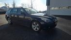 BMW 5-Serie 2.5 I 525 Touring AUT 2005 Zwart, Auto's, Automaat, Achterwielaandrijving, Beige, 2000 kg