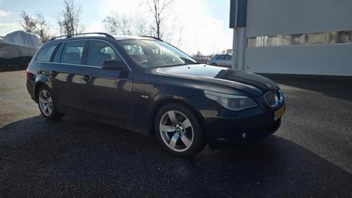 BMW 5-Serie 2.5 I 525 Touring AUT 2005 Zwart, Auto's, BMW, Particulier, 5-Serie, ABS, Airbags, Airconditioning, Alarm, Bluetooth