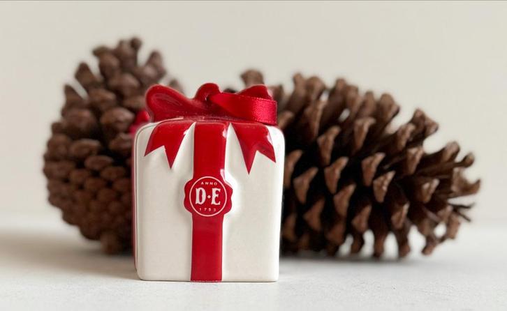 Douwe Egberts Kersthanger Cadeau, Huis en Inrichting, Woonaccessoires | Kandelaars en Kaarsen, Zo goed als nieuw, Minder dan 25 cm